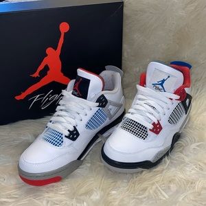 Red White And Blue Jordans 